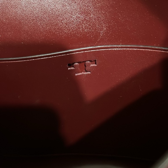 RARE! Tory Burch Port Leather Sawyer Studded Shoulder Bag - Picture 12 of 16